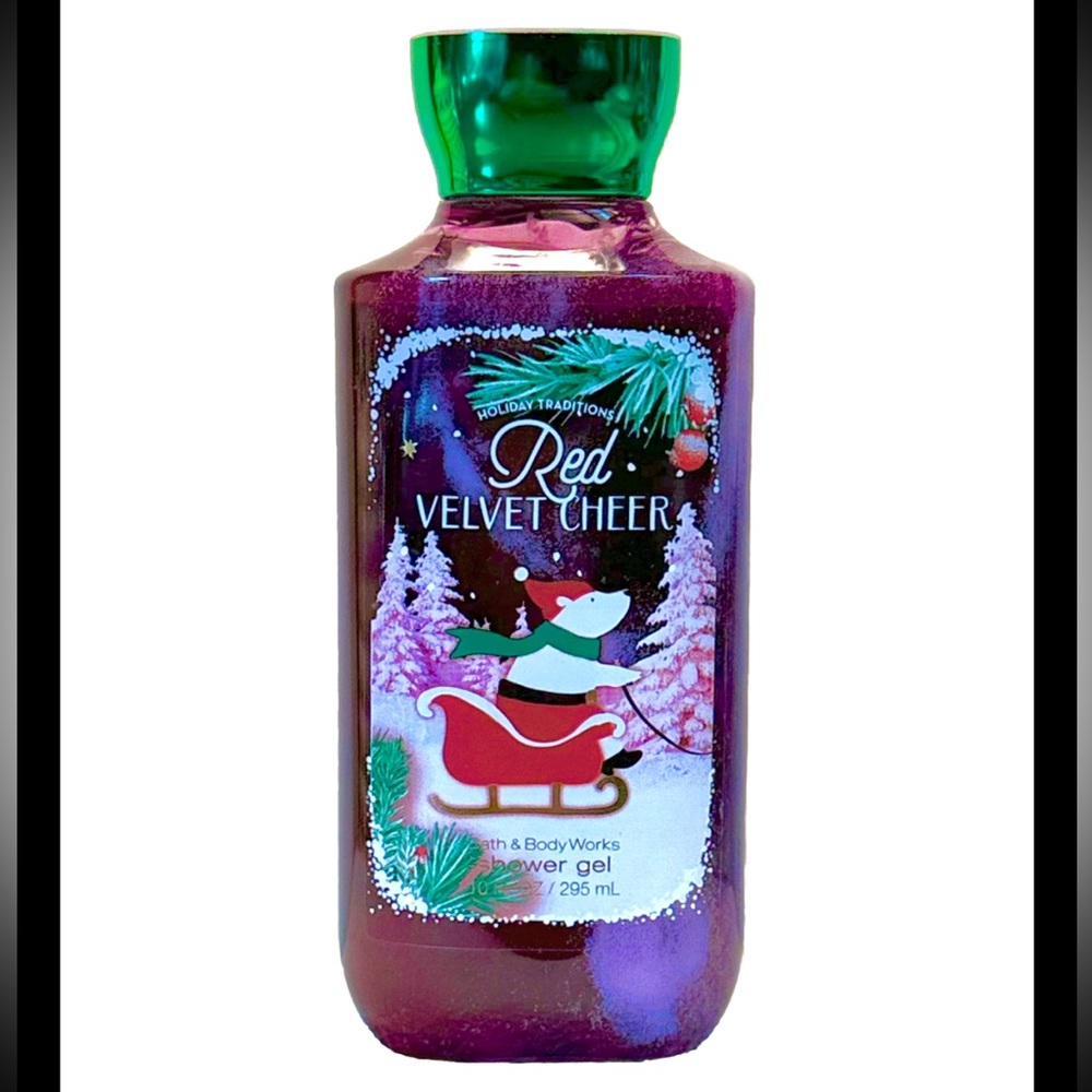 Bath & and Body Works RED VELVET CHEER Shower Gel 10 oz / 295 ml NEW